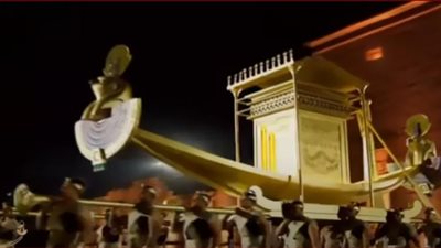 شاهد.. لحظة تحرك المواكب الملكية خلال افتتاح طريق الكباش بالأقصر