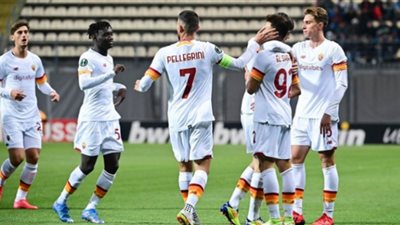 روما يهزم زوريا لوهانسك برباعية في دوري المؤتمر الأوروبي