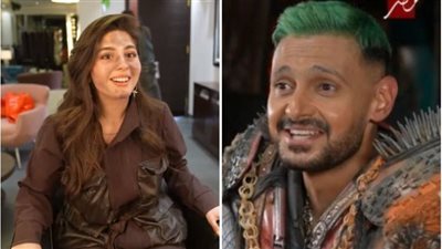 سمانة الموهبة وكتف الإبداع.. رامز جلال يستقبل مايان السيد (فيديو)