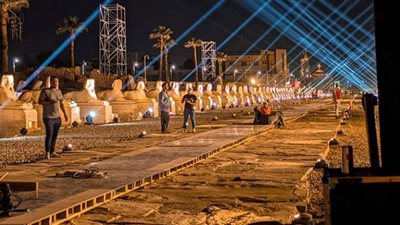 التلفزيون الألماني يسلط الضوء على الافتتاح المهيب لطريق الكباش