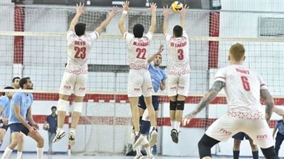 طائرة الزمالك يواجه الاتحاد في دوري الطائرة