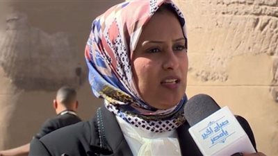 شاهد.. منال شوقي التي حاورت السيسي تكشف كواليس ترميم