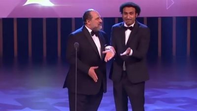 مهرجان القاهرة السينمائي الدولي.. وصلة كوميدية بين خالد الصاوي وعلي ربيع