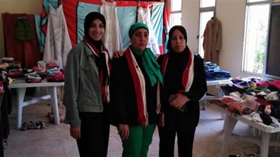 لجنة المرأة بوفد جنوب سيناء توزع كراتين رمضان وتنظم معرضًا للملابس بالمجان