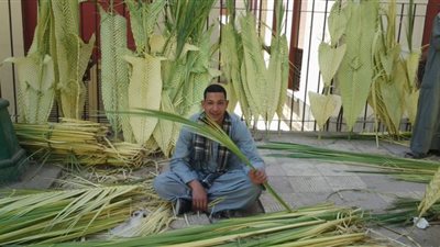 الأسايطة يحتفلون بأحد السعف بالكنائس والشوارع