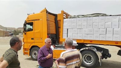 توزيع 3000 كرتونة مواد غذائية ضمن 