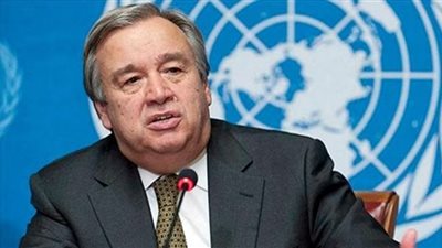 جوتيريش يدعو لمشاركة المجتمع الدولى لاستئناف عملية السلام دعمًا لحل الدولتين