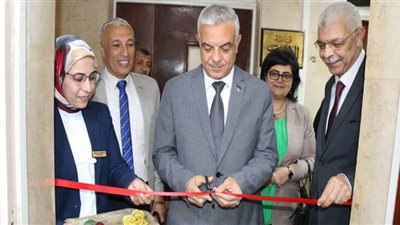 رئيس جامعة المنوفية يفتتح وحدة القياس والتقويم بكلية الآداب