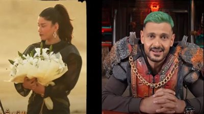 نغشة ومدلعة حلوة ومطرقعة.. رامز جلال يستقبل الفنانة اللبنانية سينتيا خليفة