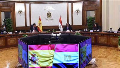 رئيس الوزراء ونظيره الإسبانى يترأسان جلسة مباحثات لتعزيز العلاقات الثنائية