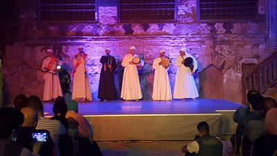 حضور جماهيري للتنورة بالغوري والآلات الشعبية تبهر حضور طلعت حرب الثقافي