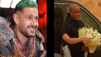 الكوميديان الأشطر والمضحكاتي الأسمر.. رامز جلال يستقبل سليمان عيد (فيديو)