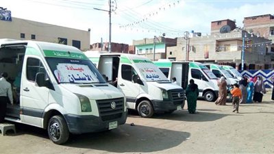 توقيع الكشف الطبي المجاني على 283 حالة في قرية الجزائر بالوادي الجديد