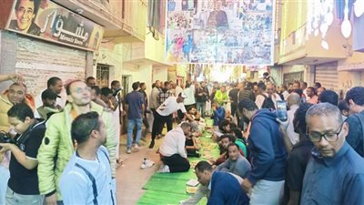 صور.. أطول مائدة سحور نوبية ببولاق الدكرور