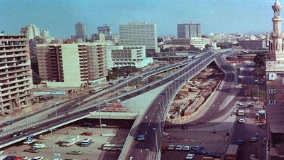 حركة السيارات أعلى محور 26 يوليو اليوم الجمعة