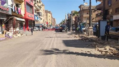 بدء أعمال رفع كفاءة شارع صلاح الدين وسط الأقصر