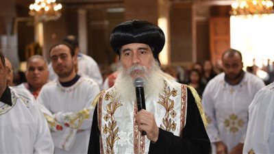 أسقف بني سويف يترأس صلوات الجمعة العظيمة بكنيسة العذراء