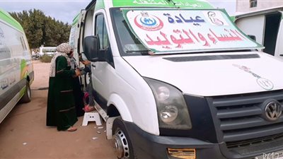 الكشف الطبي على 1750 مريض بالقافلة الطبية بقرية أكياد البحرية بالشرقية