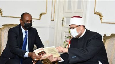 وزير الأوقاف يستقبل نظيره الجيبوتي والوفد المرافق له