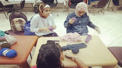 صور.. مركز شباب رويسات بشرم الشيخ ينظم دورات تدريبية عن الأعمال اليدوية والحرفية