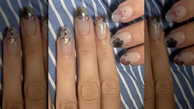 بالخطوات.. طريقة تطبيق طلاء الأظافر بالورود المجففة