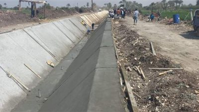الانتهاء من تبطين 464 كم من الترع بتكلفة مليار و60 مليون جنيه ببني سويف