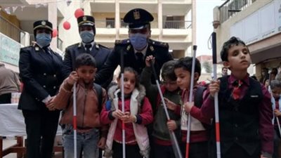أمن الشرقية يحتفل بالطلاب ذوى الهمم بالزقازيق