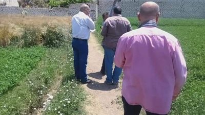 رفع إحداثيات الأراضي والمساحات المقترحة لمشروعات حياة كريمة بقرى بني سويف