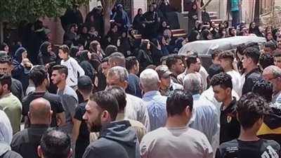 أهالي مدينة سنورس بالفيوم يشيعون طالب الأكاديمية البحرية