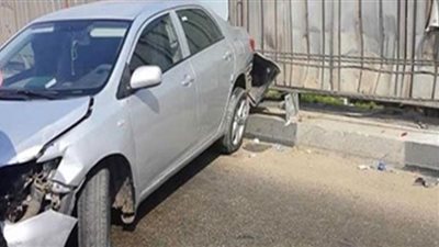 إصابة أسرة من 4 أشخاص في حادث على الطريق الزراعي بالبحيرة