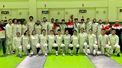 منتخب سلاح سيف المبارزة يختتم استعداداته للمشاركة في بطولة الجائزة الكبرى بالقاهرة