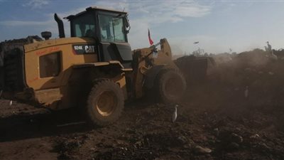 رفع 120 طن من مخلفات القمامة بالمحلة الكبرى