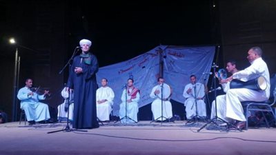 (صور) أسوان تحتفى بالشيخ محمود التهامي