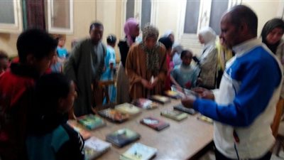 ثقافة المنيا.. معرض كتاب لأهالي عزب التل ديرمواس