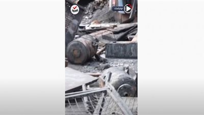 دمار هائل في دونيتسك الأوكرانية (فيديو)