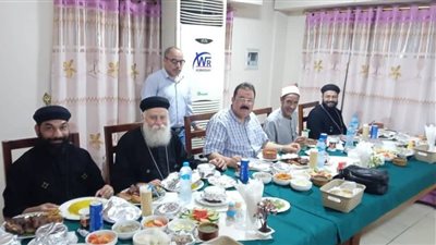 كنيسة أبوسيفين تنظيم حفل إفطار جماعي لقيادات سفاجا