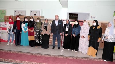 تسليم 20 جهاز عروس للأولى بالرعاية ببني سويف