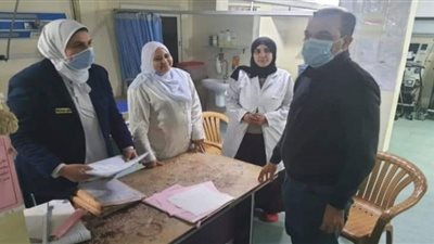 وكيل صحة دمياط يتفقد جاهزية المستشفيات لاستقبال عيد الفطر المبارك