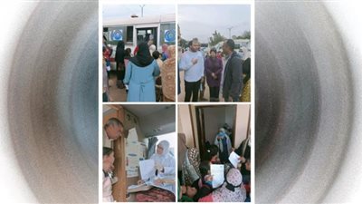 الكشف الطبي علي أهالي قرية الشروق و الهوانية في الإسماعيلية