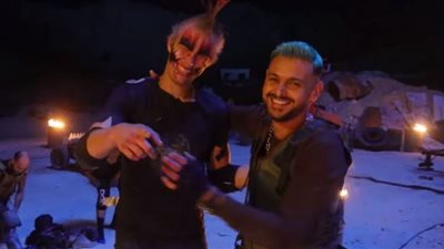 الحلقة الـ30 من رامز موفي ستار|شاهد.. كواليس مشاهد أكشن تتر رامز موفي ستار