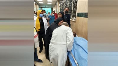 اول صور لمصابي حادث طريق مطار أسوان