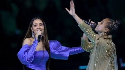 بلقيس وإليشيا كيز من حفل إكسبو دبي 2020