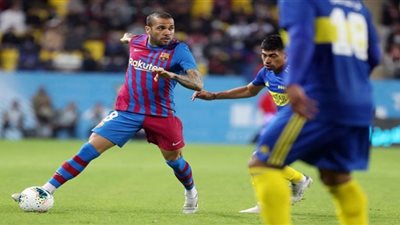 شوط سلبي بين برشلونة وبوكا جونيورز في كأس مارادونا