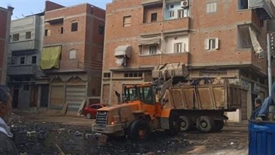 رفع ٢٤ طن قمامة وتحرير ٢٠١ محاضر إشغال بدمياط