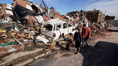 (حصاد 2021 ) مأساة تفوق التصور.. فيضانات وأعاصير أمريكا المدمرة