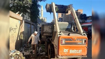 رفع 320 طن قمامة وإزالة حالة تعدي بالفيوم