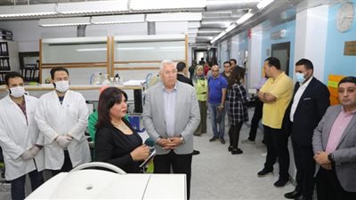 وزير الزراعة يتفقد سير العمل بأجهزة الوزارة الخدمية خلال إجازة العيد