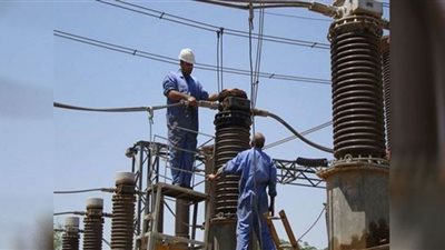 فصل التيار الكهربائي عن ٢٥ منطقة بنجع حمادي