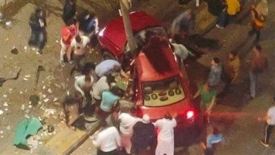 إصابة اثنين في حادث تصادم بمنطقة الموقف ببنها