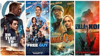 أحدهم وصل إلى 100 مليون دولار.. 2021 عام انتعاش السينما العالمية تحقيقًا للإيرادات